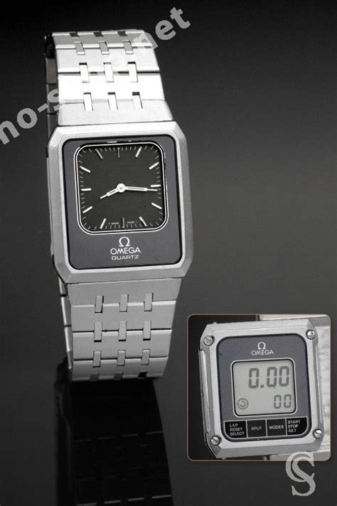 omega digital analog watch